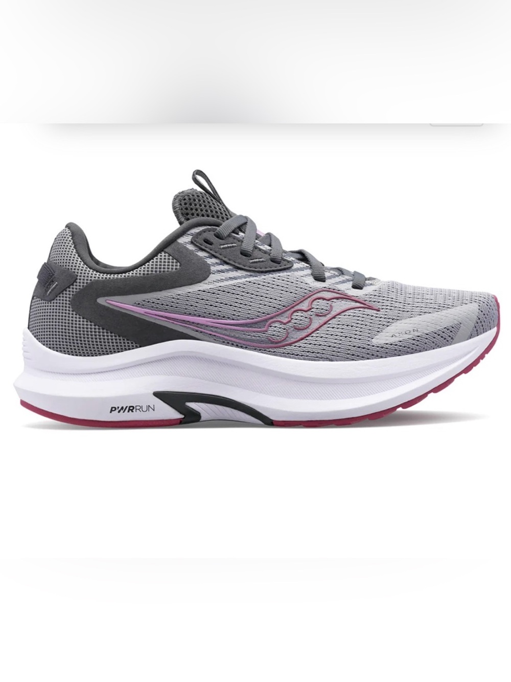 Saucony Women’s Axon 2 Size 7 Gray and Purple Running Shoes